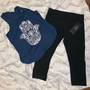 Capri workout leggings NWT